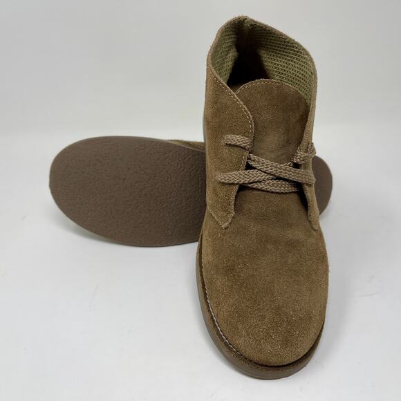 J Crew Crewcuts Kid's Calvert Boots Size 5 Kids Brown Suede Leather I.9.8 - Picture 10 of 13